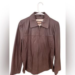 Brown like new Wilson’s leather jacket (M)